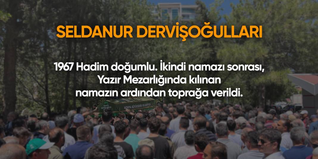 Konya'da bugün vefat edenler | 18 Ocak 2025 3